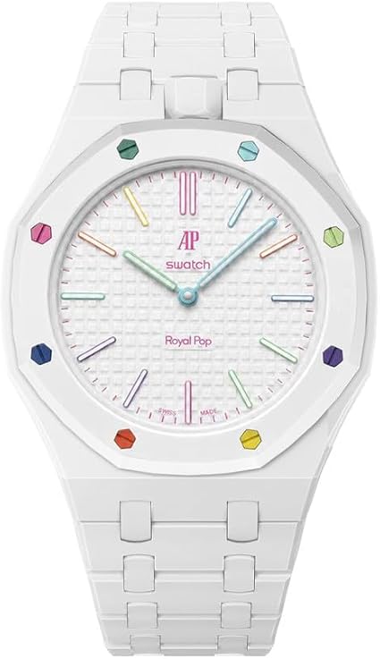 Amazon.co.jp: [Comtax] セラミック時計 ベルト for Swatch Royal Pop